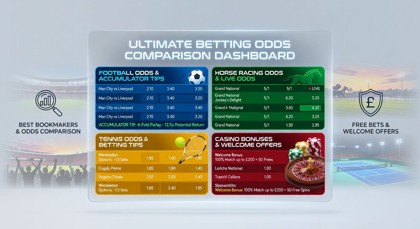Dynamic odds comparison chart highlighting EFL playoff prelims, Thirsk Spring Cup runners, and Oeiras Open matches across top bookmakers in April 2026