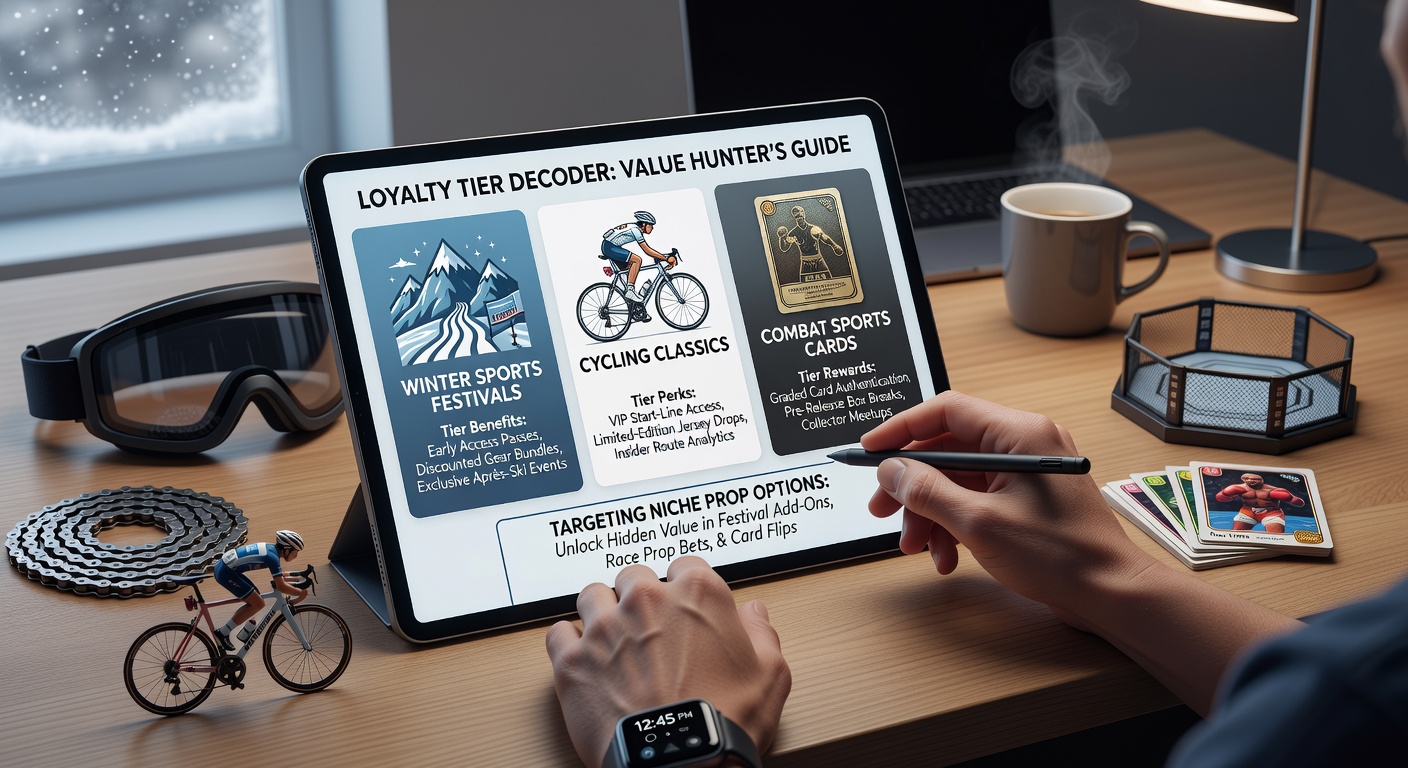 Loyalty tier benefits for winter sports festivals and prop betting options