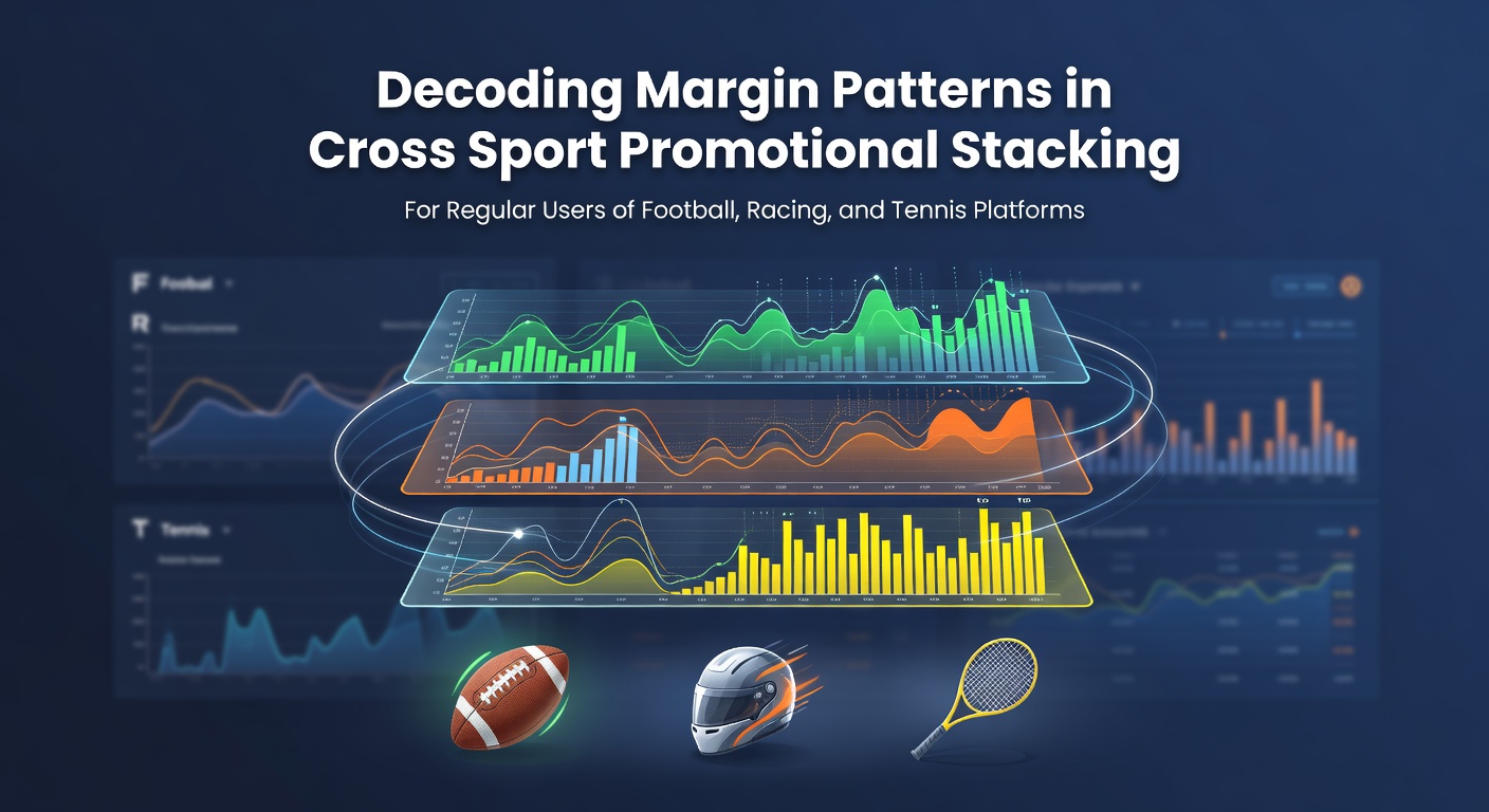 Visual breakdown of margin patterns across football, racing, and tennis promotions showing stacked offer structures