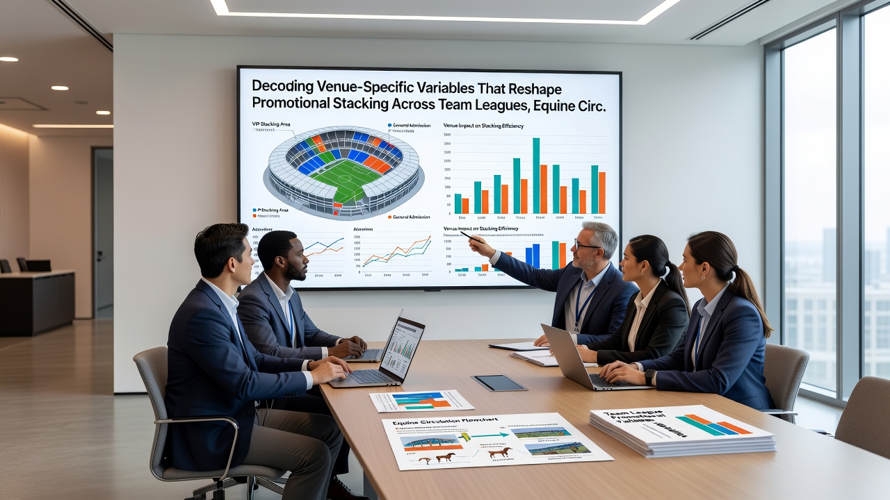 Chart comparing promotional stacking rules across different sports venues