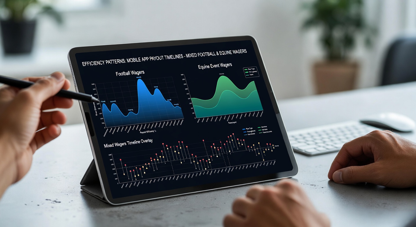 Mobile betting app dashboard displaying payout status for combined football and horse racing wagers