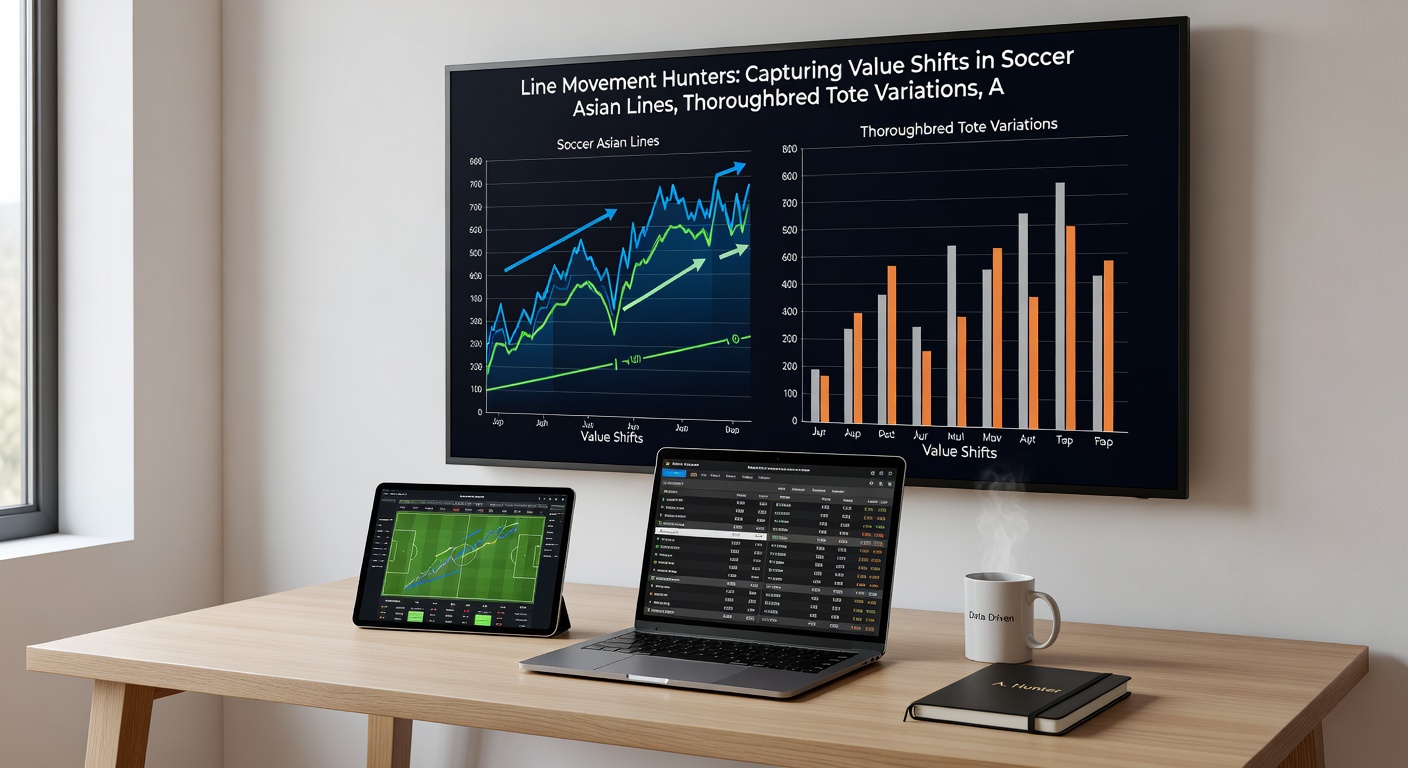Close-up of a tote board displaying varying payouts for thoroughbred races alongside Asian line trackers and ATP prop bets