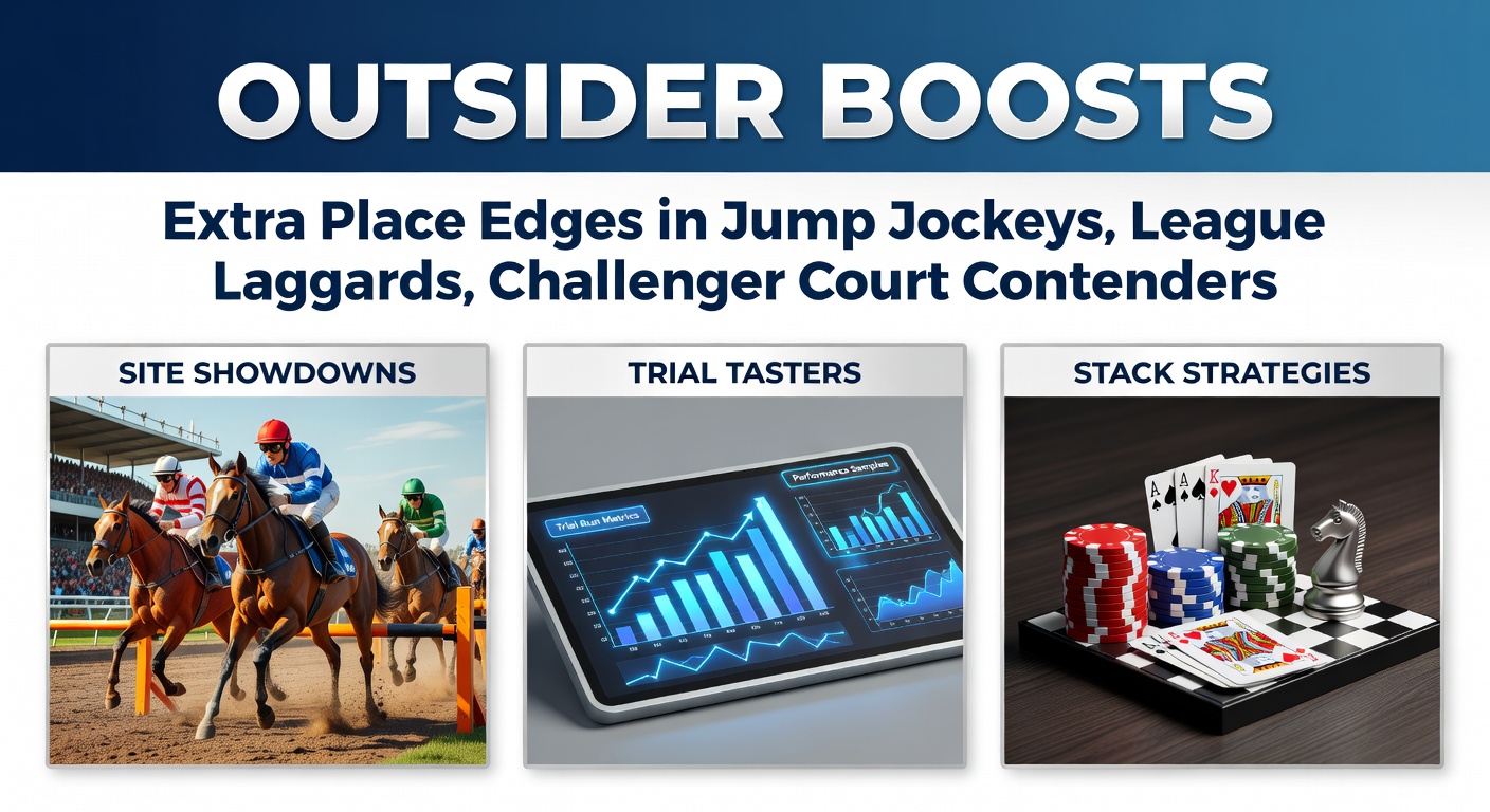 Jump jockey navigating a tight turn in a national hunt race, highlighting extra place opportunities for outsiders