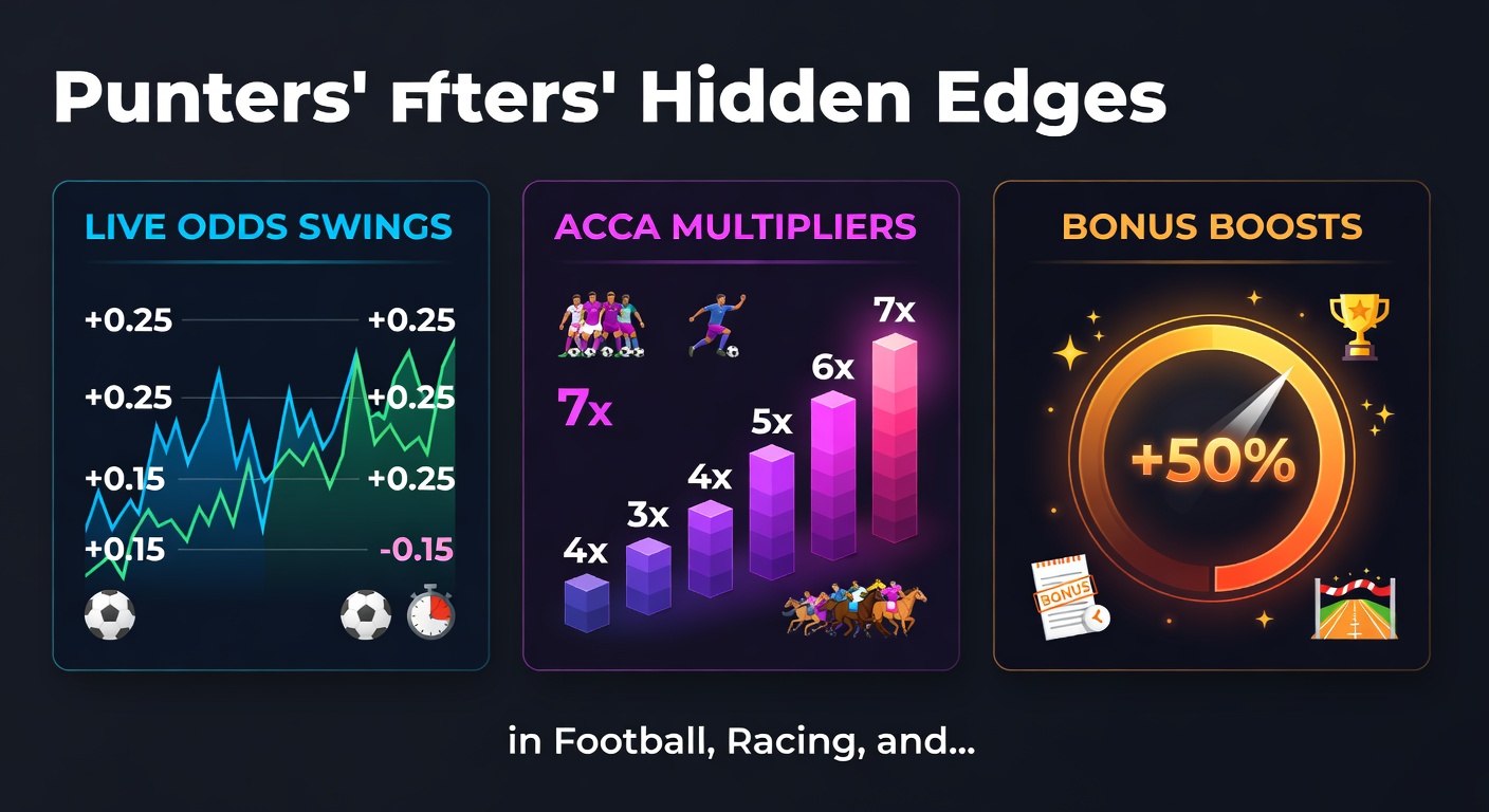 Infographic detailing acca multiplier growth alongside bonus boost examples in a tennis grand slam scenario
