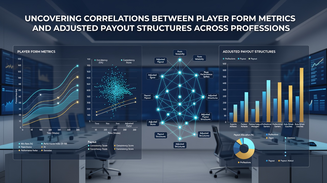 Statistical modeling of form indicators and payout adjustments in professional sports