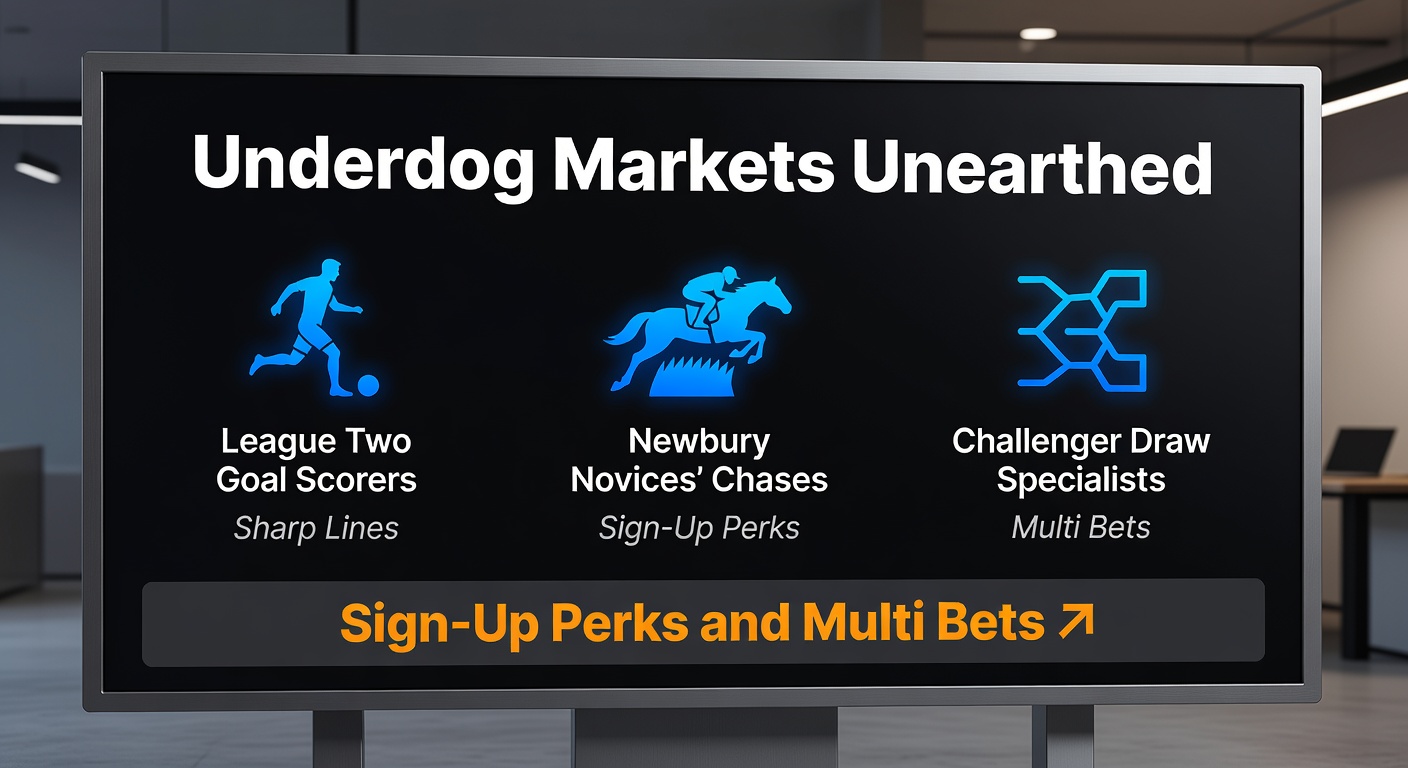 League Two players celebrating a goal amid a packed stadium, highlighting underdog scoring moments