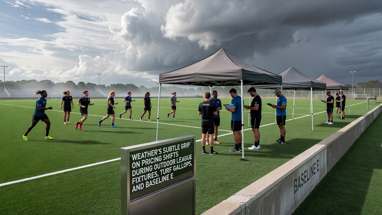 Tennis court conditions and weather effects on baseline play and odds movements